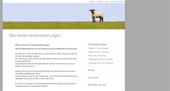 Desktop Screenshot of elbe-ferien.eu